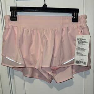 lululemon athletica Pink Athletic Shorts with Elastic Waistband